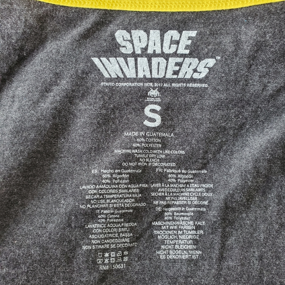 NWT Space Invaders Ringer Tee Women's Size Small - Picture 5 of 8